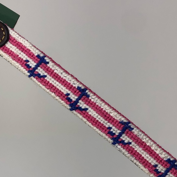 Striped Anchor Needlepoint Strap - Picture 2 of 6